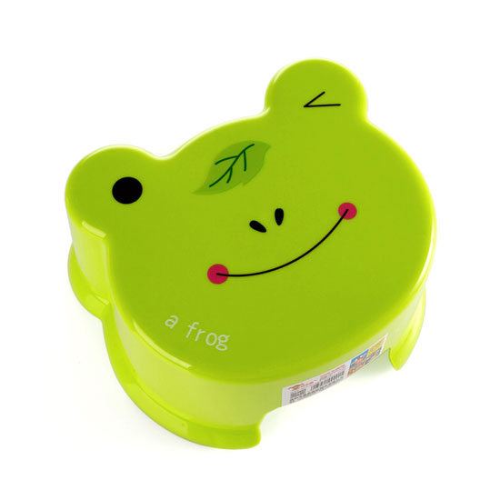 Lovely living room with a small plastic stool thick, non-slip bath bench cartoon child stool changing his shoes stool