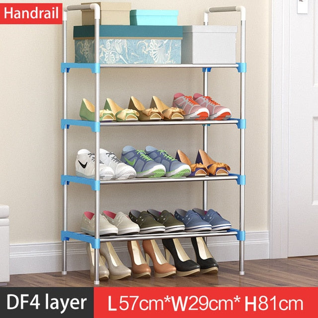 Modern minimalist shoes organizer home furniture shoes cabinet assembly shoes closet foldable creative multi-purpose shoes shelf