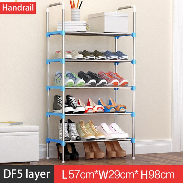 Modern minimalist shoes organizer home furniture shoes cabinet assembly shoes closet foldable creative multi-purpose shoes shelf