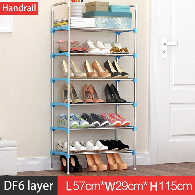 Modern minimalist shoes organizer home furniture shoes cabinet assembly shoes closet foldable creative multi-purpose shoes shelf