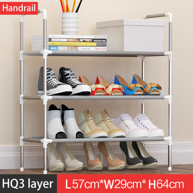 Modern minimalist shoes organizer home furniture shoes cabinet assembly shoes closet foldable creative multi-purpose shoes shelf