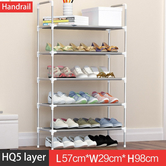 Modern minimalist shoes organizer home furniture shoes cabinet assembly shoes closet foldable creative multi-purpose shoes shelf