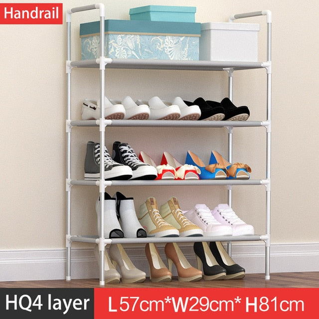 Modern minimalist shoes organizer home furniture shoes cabinet assembly shoes closet foldable creative multi-purpose shoes shelf