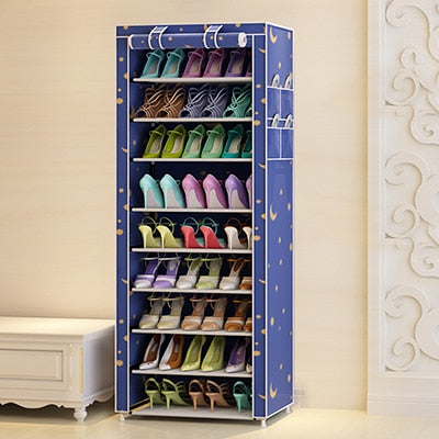 On Sale Cheapest Home Furniture Shoes Cabinet Shoes Racks 10 Layers 9 Grids Shoe Organizer Case Shelf Shoes Storage Cabinet