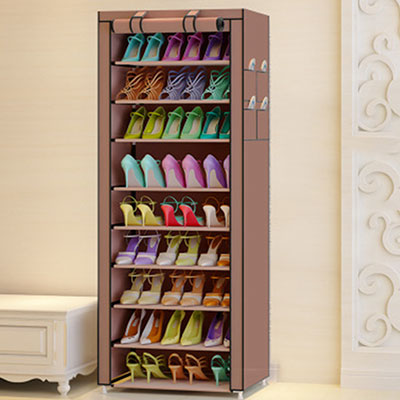 On Sale Cheapest Home Furniture Shoes Cabinet Shoes Racks 10 Layers 9 Grids Shoe Organizer Case Shelf Shoes Storage Cabinet