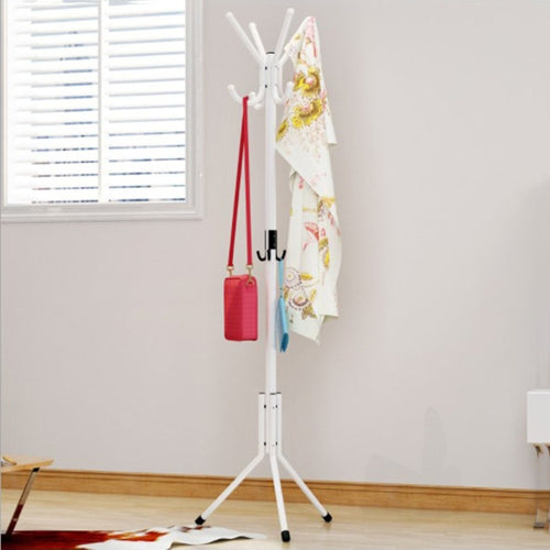 Household Coat Rack Bedroom Economy Clothes Rack Floor Hanger Simple Assembly Creative Single Rod Hanger